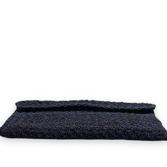 Vintage Clutch Crochet Knit Navy - Picture 3 of 5